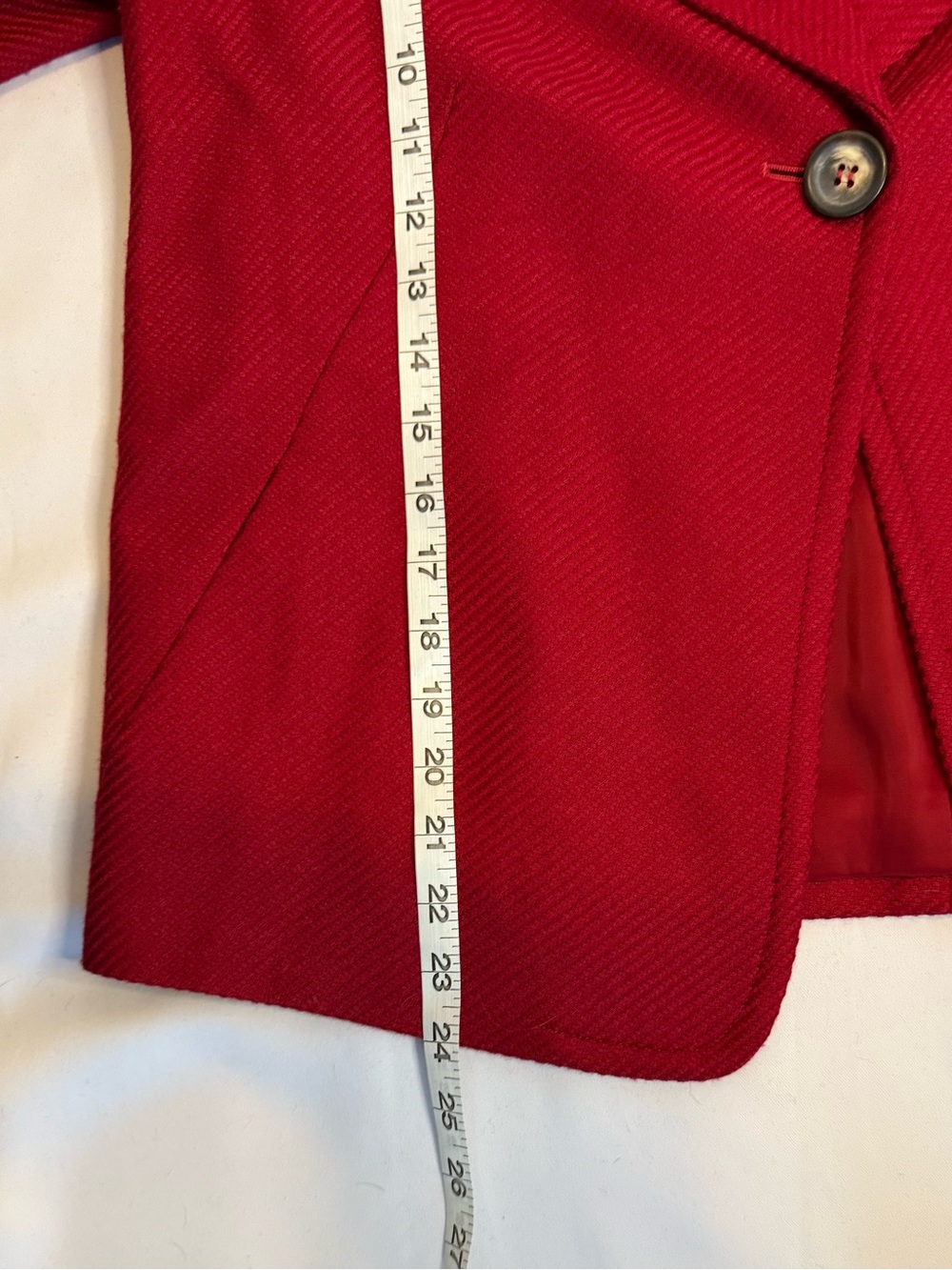 Talbots Red Women's Single-Button Jacket - Picture 6 of 6